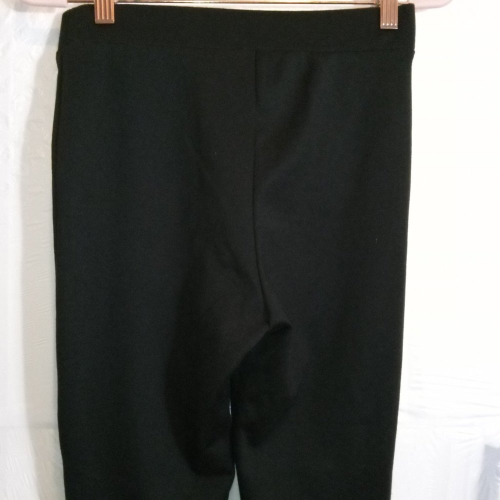 FOREVER 21 CONTEMPORARY US SIZE SMALL WOMEN'S BLACK LEGGINGS WITH MESH ~ #P06